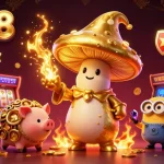 Experience immersive gaming excitement with ku88 as the golden wizard channeling casino magic.
