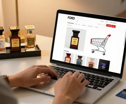 High-quality shopping experience featuring Tom Ford perfumes samples in an online store, perfect for product review and best deals.