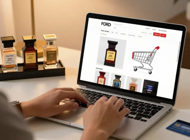 High-quality shopping experience featuring Tom Ford perfumes samples in an online store, perfect for product review and best deals.