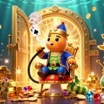 Engage with tỷ lệ kèo nhà cái through an ultra-detailed 3D casino illustration showcasing a whimsical caterpillar hookah-master.
