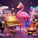 Experience thrilling games at Lucky88 with vibrant characters and dynamic casino elements.