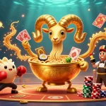 Experience thrilling gaming action at 77win with vibrant casino characters and energetic elements.