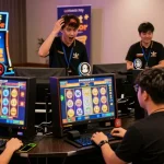 Players enjoying vibrant Pragmatic Play slots at LOKET88's online casino in 2026.