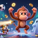 Witness the LU88 poltergeist monkey juggling gold in a haunted casino scene.