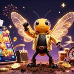 Sunwin reveals a thrilling slot game experience with animated casino characters celebrating wins.