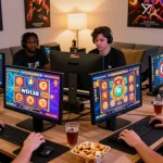 Engaging online gaming environment at wd138.com with players enjoying popular slot games.