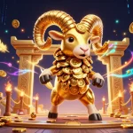 Experience thrilling gameplay at 88bbet with dynamic golden ram charging through a vibrant casino scene.