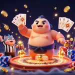 Engage in Vin88's underwater casino experience with a colorful fugu, referee catfish, and lively seahorses.