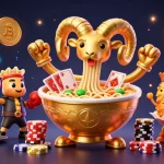Win big at Uy88 đăng nhập with a captivating scene of vibrant 3D characters and vibrant casino elements.