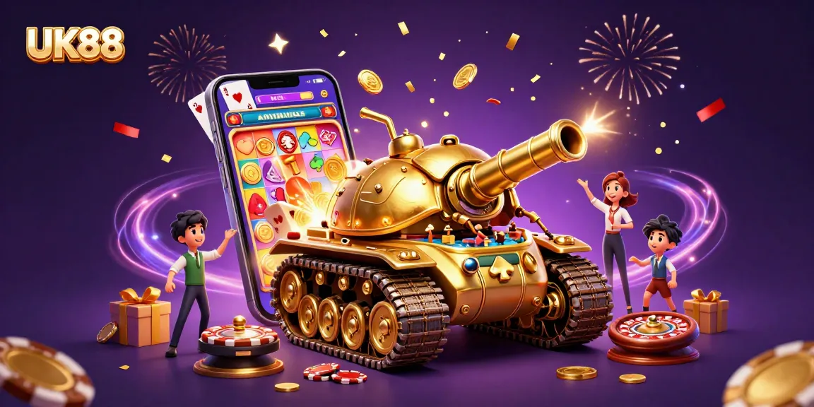 Experience the excitement of UK88 with vibrant casino action and celebrations.