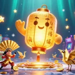 Experience mahjong titan gameplay with glowing characters and arcade elements in an enchanting casino scene.