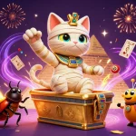 Experience thrilling moments with thần hercules amidst dancing lottery balls and exciting casino elements.