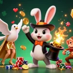 Experience magical wins at linkvip66 with whimsical characters and vibrant casino elements.