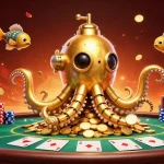 Experience mạt chược 2 người with a captivating 3D digital art scene bursting with casino elements.