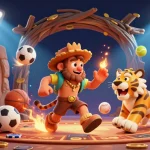 Engage with kuwin's dynamic prehistoric casino featuring bold sports elements and energetic characters.