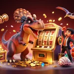Experience thrilling wins at FIVE88 with a pachycephalosaurus and slot machine!