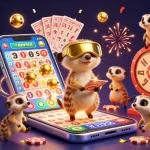 xoso66 showcases a vibrant lottery operation with meerkats enjoying the excitement of games and prizes.