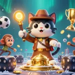 Join the adventure of cm88 with a golden casino artifact and thrilling gaming elements.