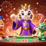 Engage with sc88's vibrant online casino atmosphere featuring a royal tiger, playful monkey, and jade dragon.