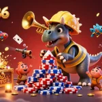 Experience winning strategies at hm8886 with thrilling 3D casino illustrations featuring vibrant characters.