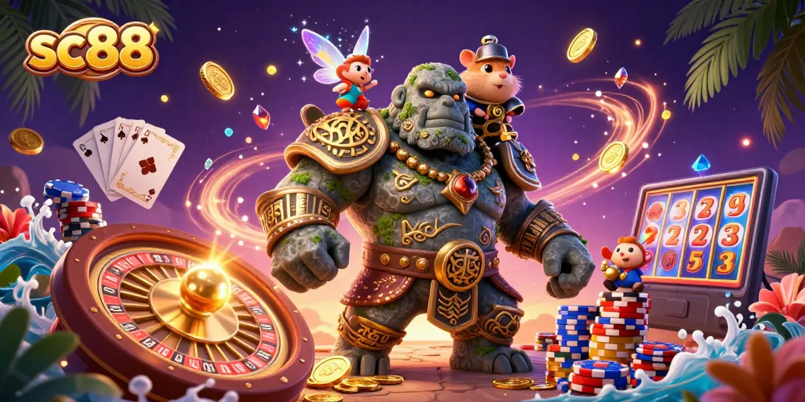 Experience excitement with sc88 in a vibrant 3D casino world full of magic and fun!