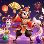 Engage with thrilling lv88 gaming adventures through a vibrant casino scene featuring dynamic lottery elements.