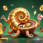 Engage in lô đề online with vibrant 3D illustration featuring a giant nautilus and crypto elements.