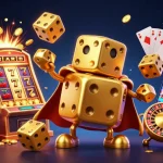 Experience the thrilling energy of ee88 with dynamic casino elements, golden dice, and vibrant jackpots!