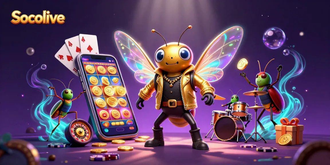 Socolive elevates the gambling experience with engaging 3D visuals of lively characters and vibrant casino elements.