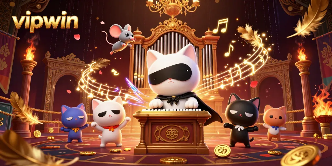 Experience vipwin with a vibrant 3D casino illustration featuring dynamic characters and high-energy atmosphere.