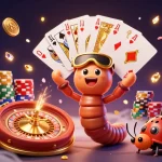 Experience thrilling gameplay at ku88 with cartoon characters engaged in exciting casino action.