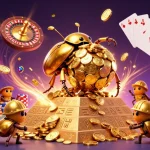Experience the thrill of ONE88 in a dynamic casino setting with gold coins and vibrant action!