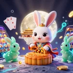 Bet successfully at 32win with a dynamic 3D casino illustration featuring engaging gameplay elements.