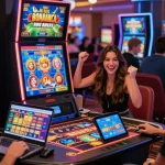 Exciting online casino experience at https://ccrm.org.uk/ with diverse players enjoying credit card games and celebrating wins.
