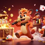 U888 offers a vibrant casino experience with hyenas engaging in fun activities like mixing drinks and telling jokes.