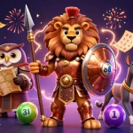 Experience thrilling gaming at go99 with a dynamic illustration showcasing exciting lottery elements and rich casino visuals.