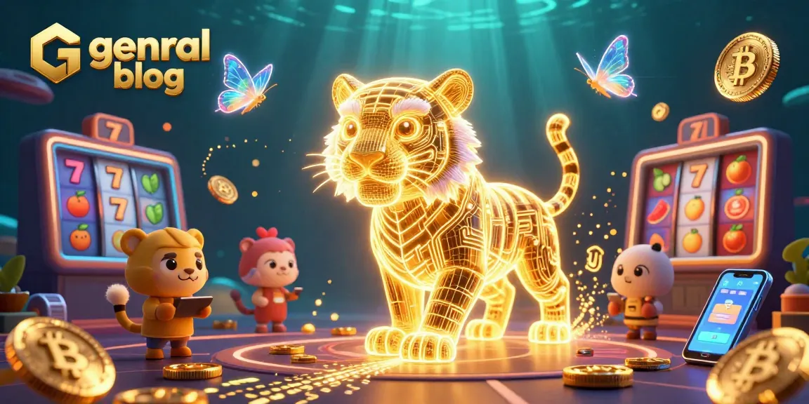 Engage with the general blog exploring vibrant casino scenes featuring digital slot elements and neon characters.