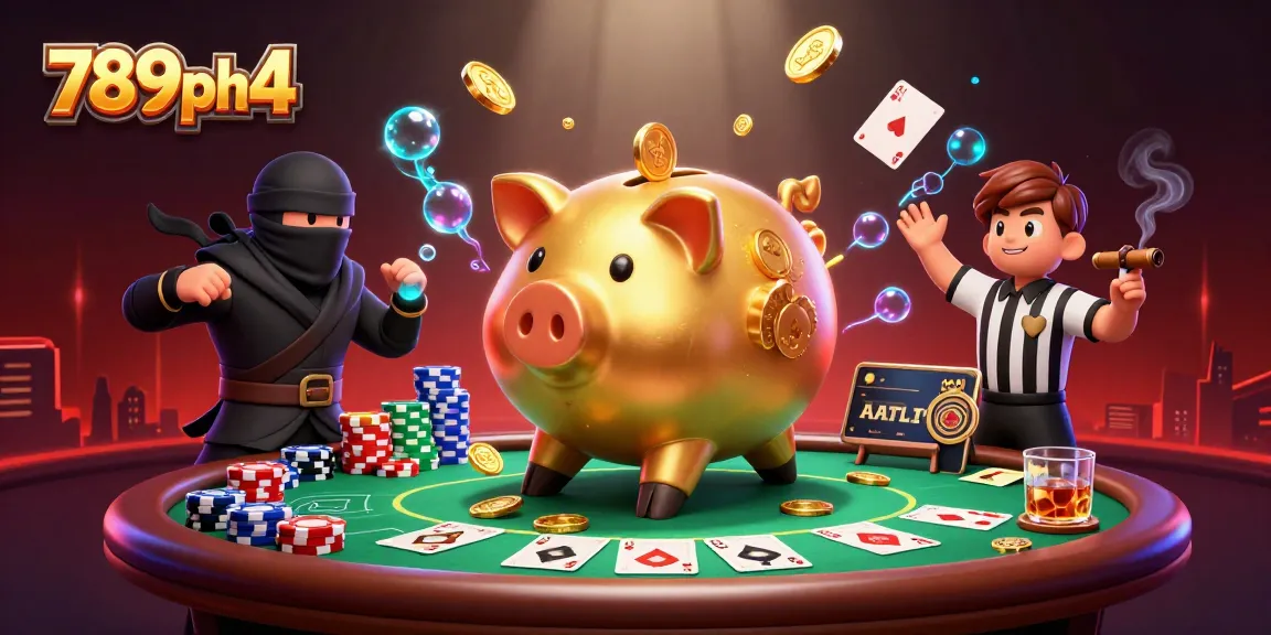 Experience the exciting action with 789ph4's unique characters battling in a vibrant casino scene showcasing poker excitement.