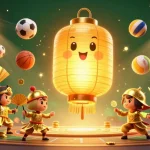 Experience the excitement of FLY88 in this vibrant 3D illustration showcasing dynamic sports elements and a magical atmosphere.