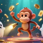 Engage with 88VBET NHÀ CÁI through an exciting scene of gambling, showcasing charismatic characters and vibrant game elements.