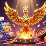 Experience winning at ea88 with a vibrant 3D phoenix and dynamic game elements.