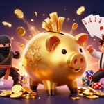 Experience the debet excitement with a dynamic 3D casino scene showcasing vibrant characters and action.