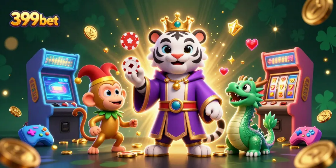 Experience thrilling games on 399bet with engaging characters and vibrant casino elements.