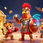 33win slots come alive with dynamic 3D characters and vibrant casino elements, creating an engaging gaming atmosphere.