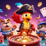 Experience casino excitement with lucky88, featuring vibrant 3D characters and dynamic gaming elements.