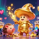 Experience the HITCLUB gaming magic with vibrant characters and thrilling game elements as treasures unfold.