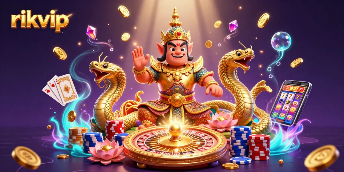Experience rich games and colorful action at rikvip with 3D cartoon guardians and dynamic casino elements.