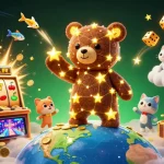 Experience thrilling wins with 69vnn's magical 3D casino illustration featuring lucky charms and vibrant games.
