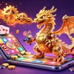 Play exciting slot games with c168 and enjoy vibrant gaming action with the golden dragon and lucky symbols.