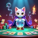 Experience the thrill of 88CLB with mystical elements in an engaging cartoon casino scene.